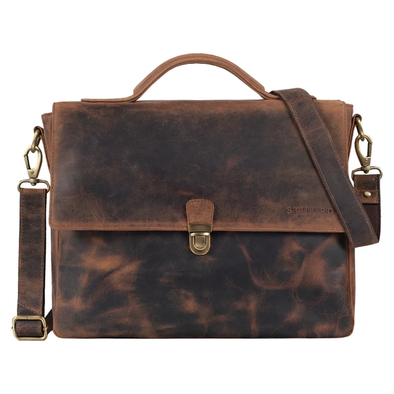 "Chase" Ledertasche Aktentasche Vintage