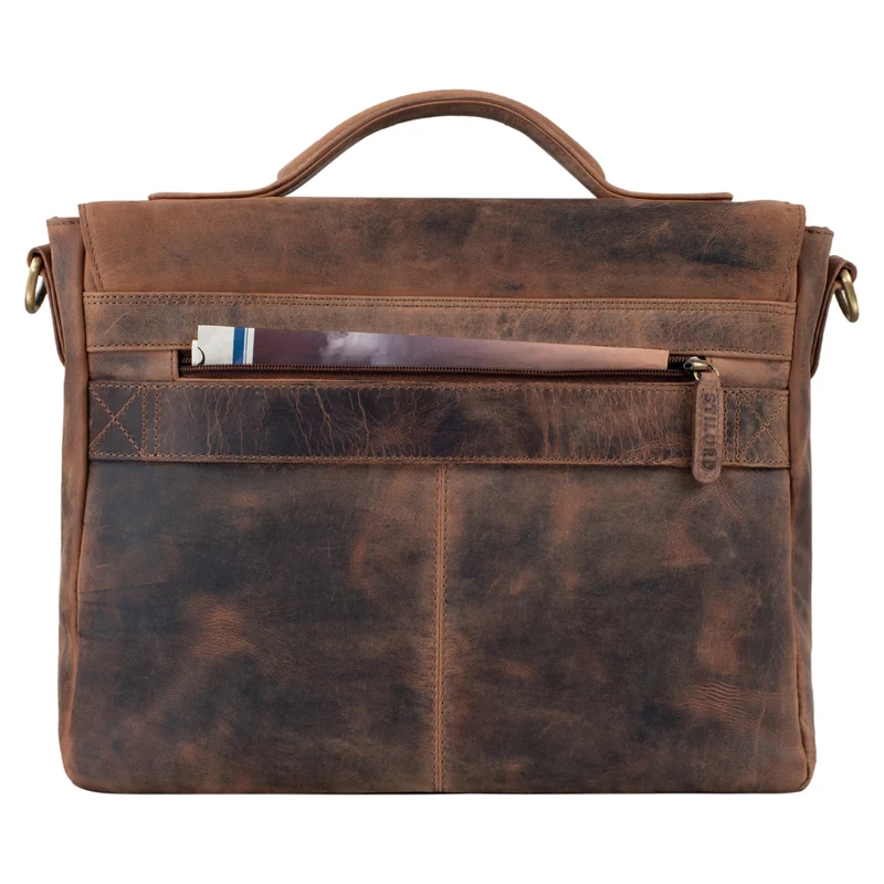 "Chase" Ledertasche Aktentasche Vintage