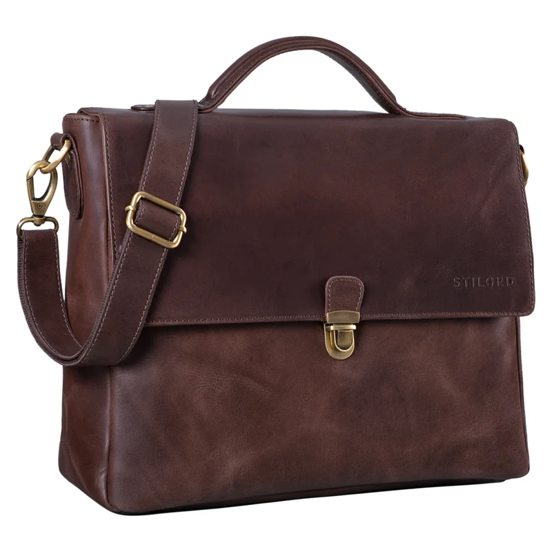 "Chase" Ledertasche Aktentasche Vintage