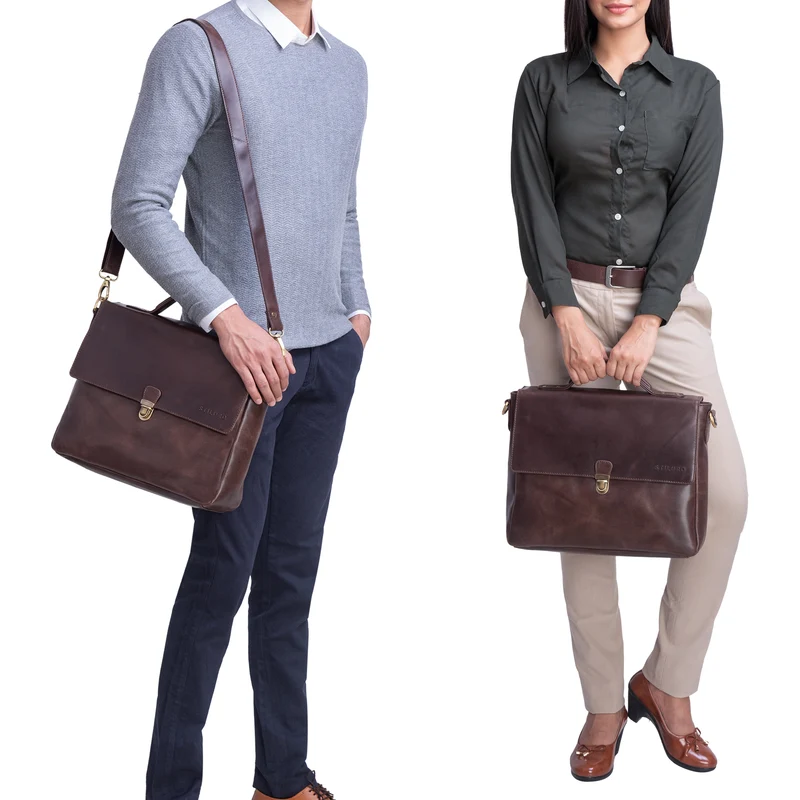 "Chase" Ledertasche Aktentasche Vintage