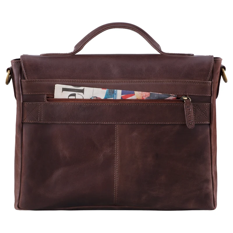 "Chase" Ledertasche Aktentasche Vintage