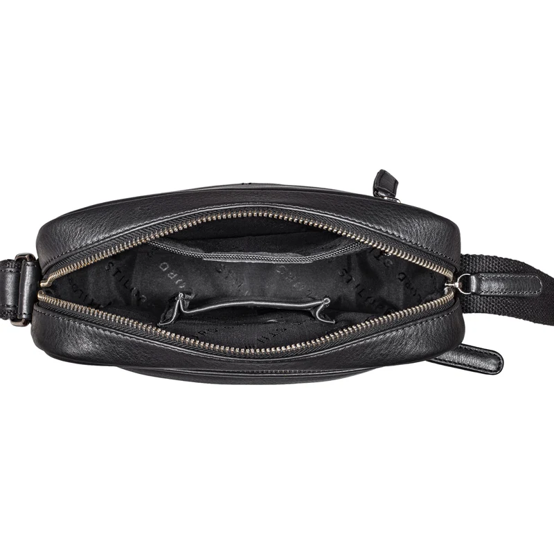 "Craig" Herren Schultertasche klein Leder