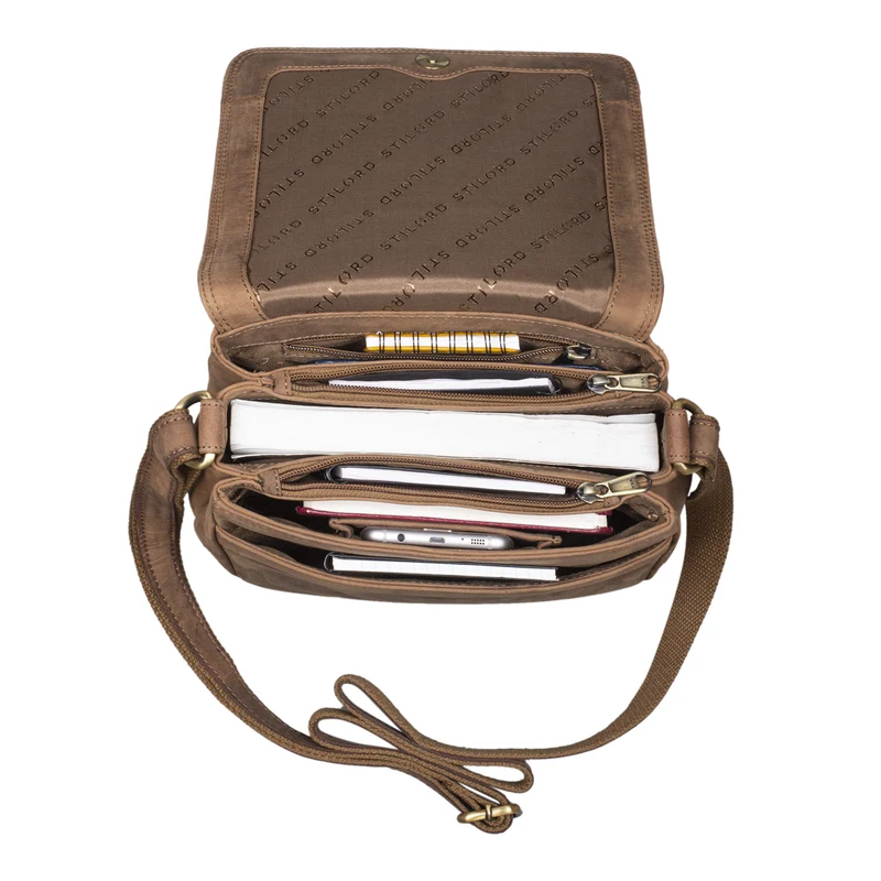 "Malou" Elegante Lederhandtasche Damen