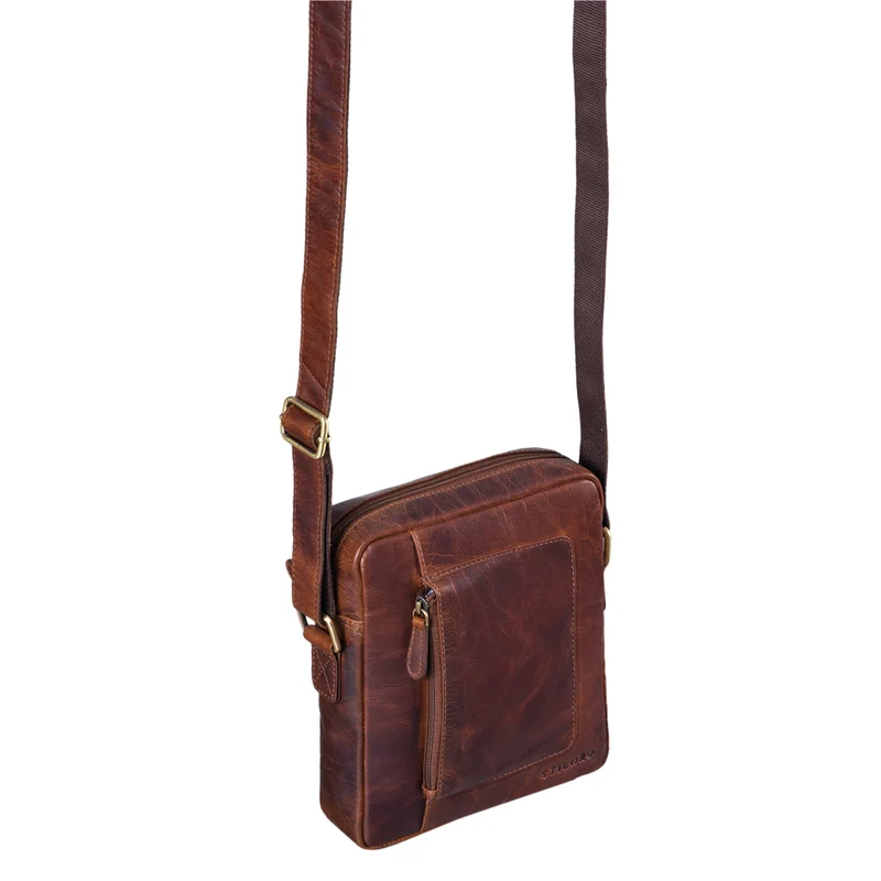 "Ashton" Herren Leder Tasche zum Umhängen