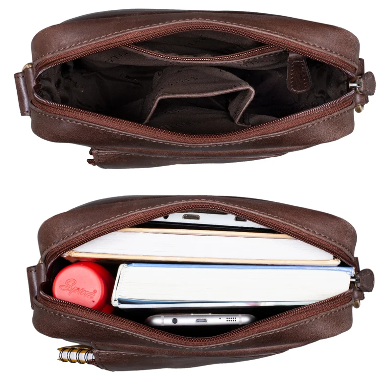 "Ashton" Herren Leder Tasche zum Umhängen