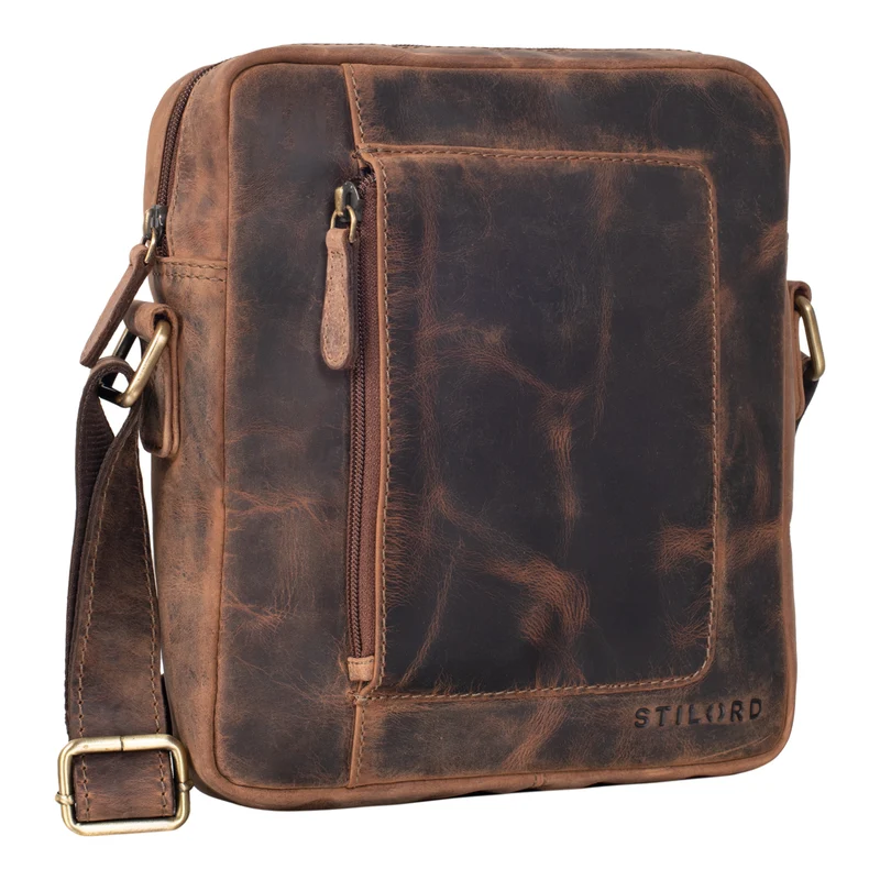 "Ashton" Herren Leder Tasche zum Umhängen