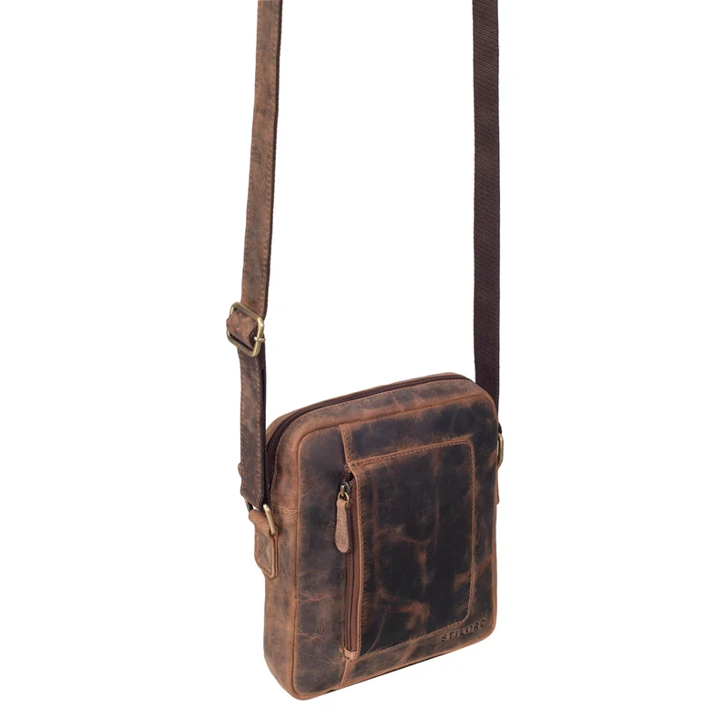 "Ashton" Herren Leder Tasche zum Umhängen