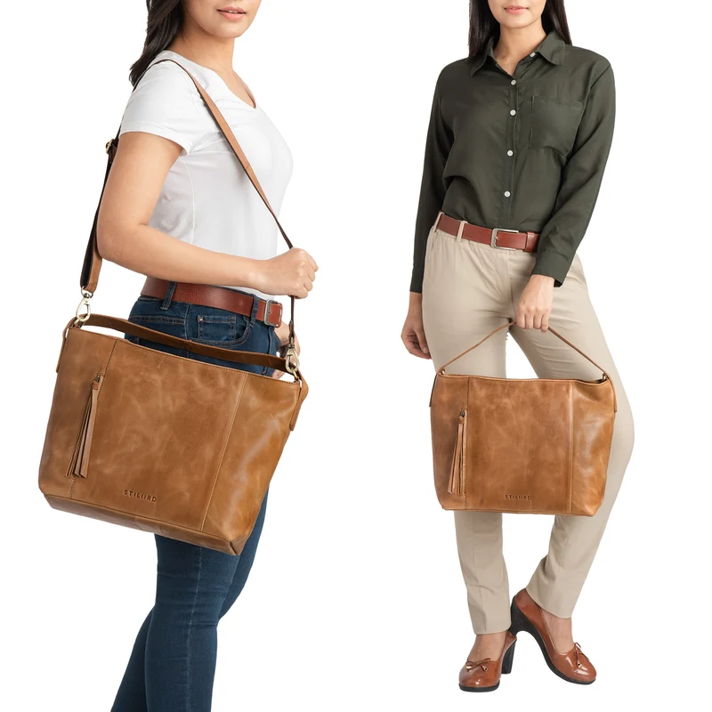 B-WARE "Marilyn" Shopper Damen Groß Leder