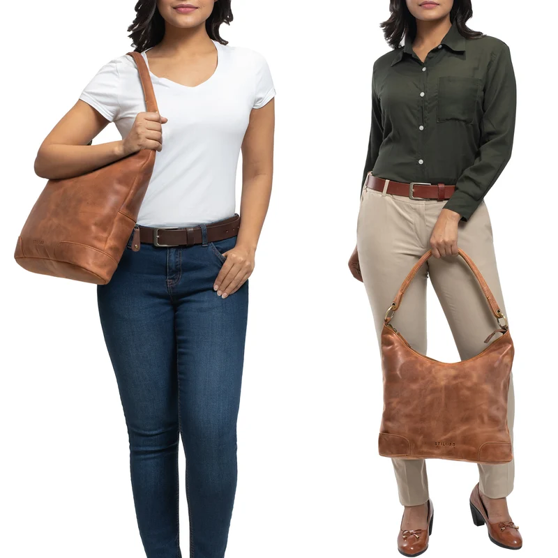 B-WARE "Tessa" Handtasche Damen Leder Groß