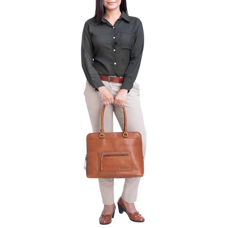 "Lydia" Business Handtasche Damen Leder