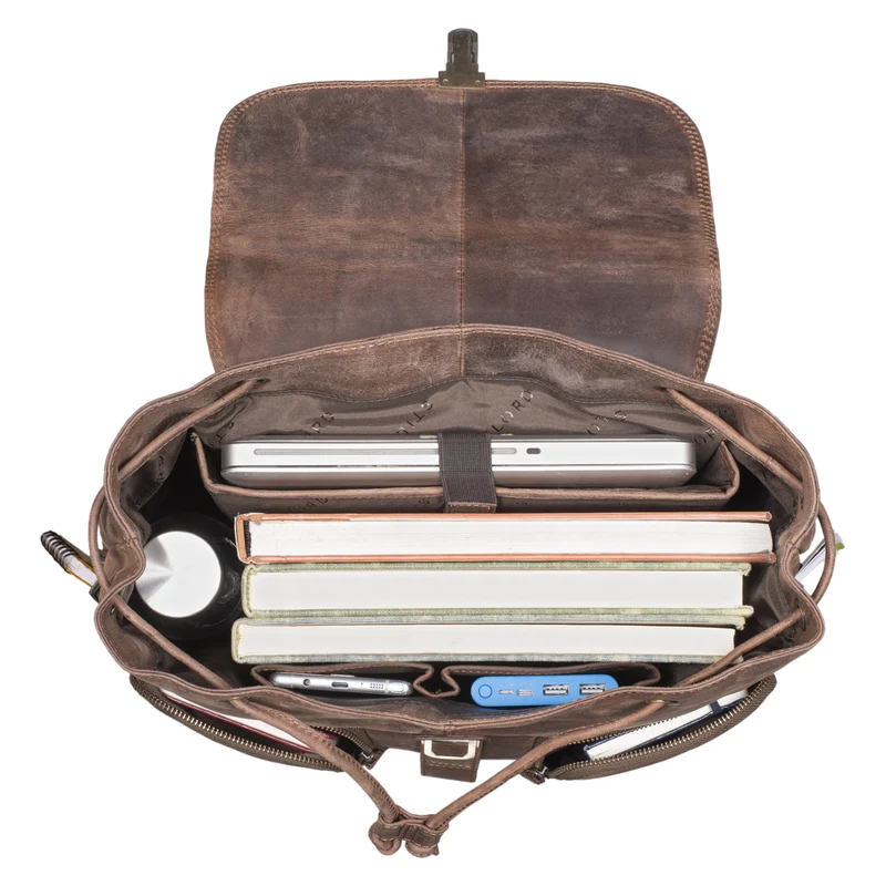 “Sidney” Leder Businessrucksack Damen