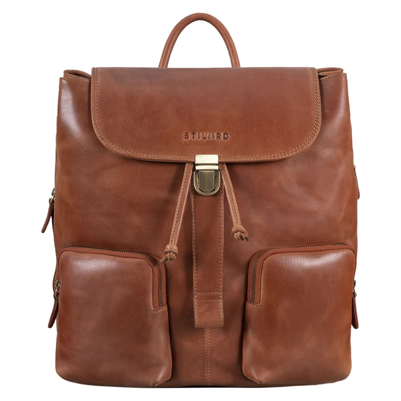 “Sidney” Leder Businessrucksack Damen