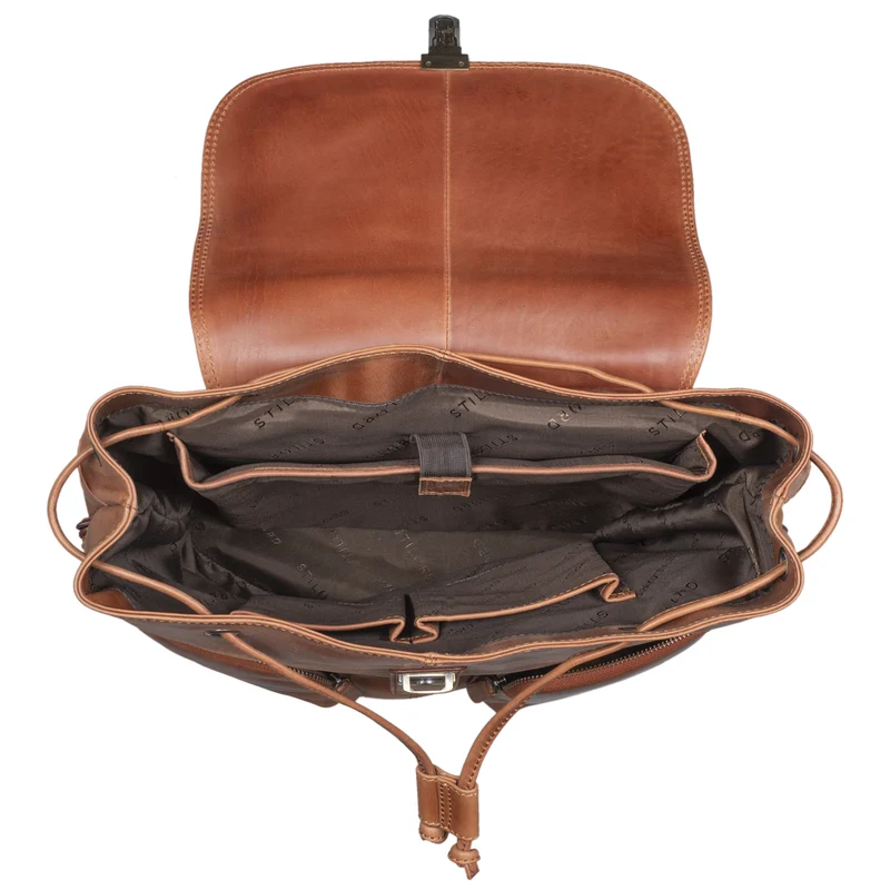 “Sidney” Leder Businessrucksack Damen