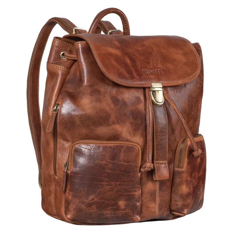 “Sidney” Leder Businessrucksack Damen