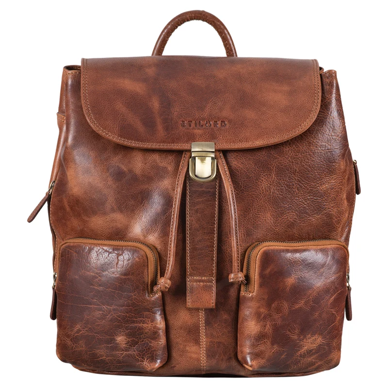 “Sidney” Leder Businessrucksack Damen