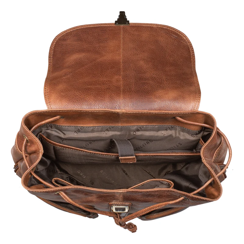 “Sidney” Leder Businessrucksack Damen