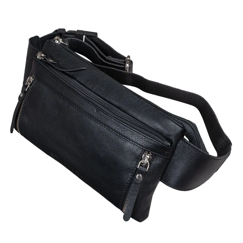 "Skye" Bauchtasche Vintage Leder