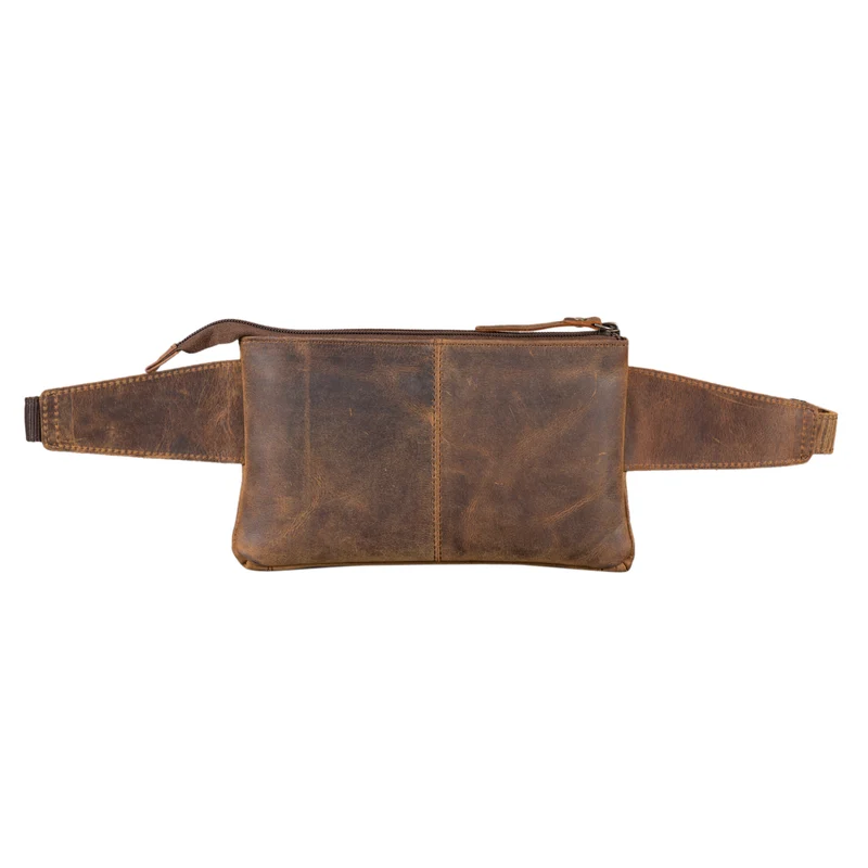 "Skye" Bauchtasche Vintage Leder