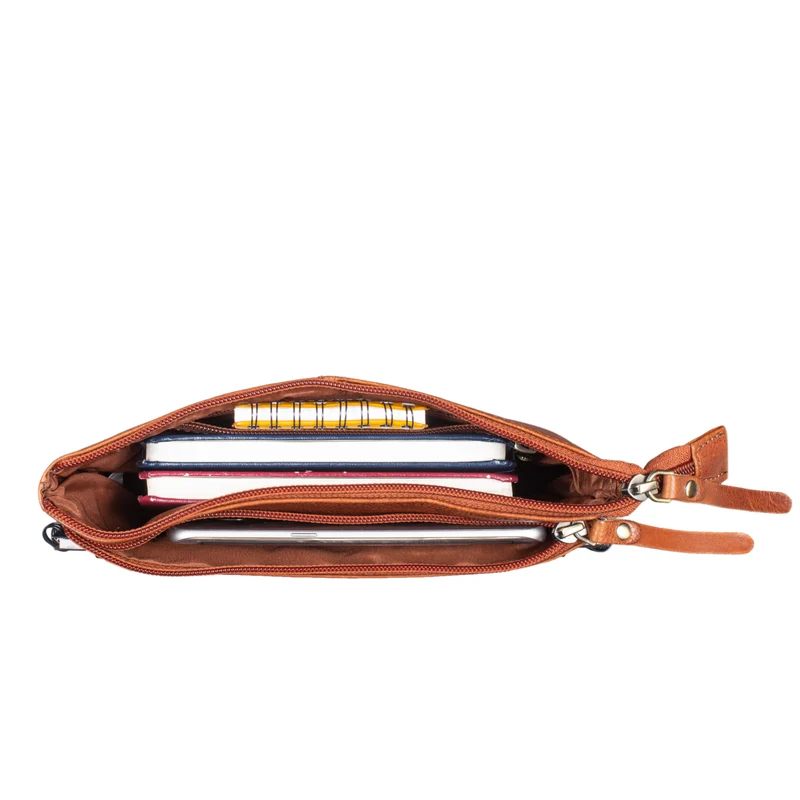 "Skye" Bauchtasche Vintage Leder