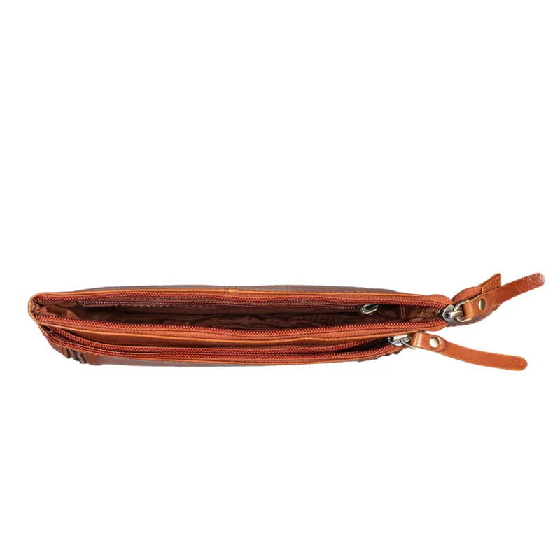 "Skye" Bauchtasche Vintage Leder