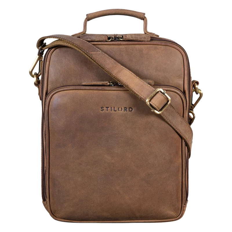 STILORD "Can" Männer Tasche Leder groß 13,3 Zoll