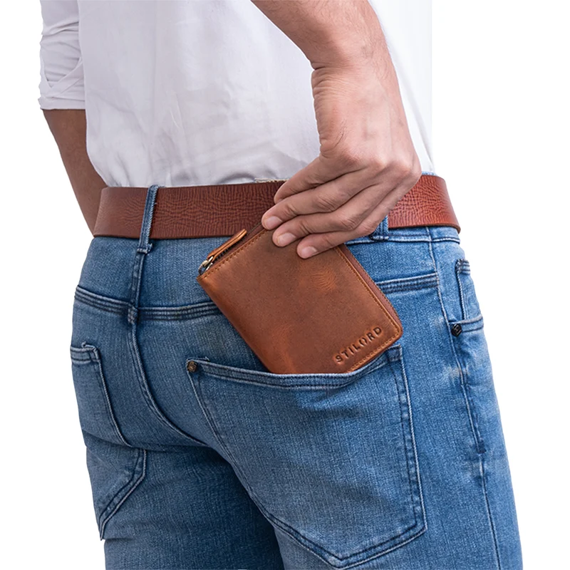 "Giannis" Mini Leder Portemonnaie Herren RFID