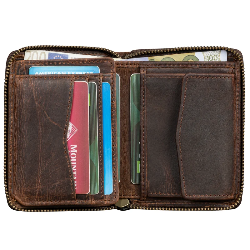 "Giannis" Mini Leder Portemonnaie Herren RFID