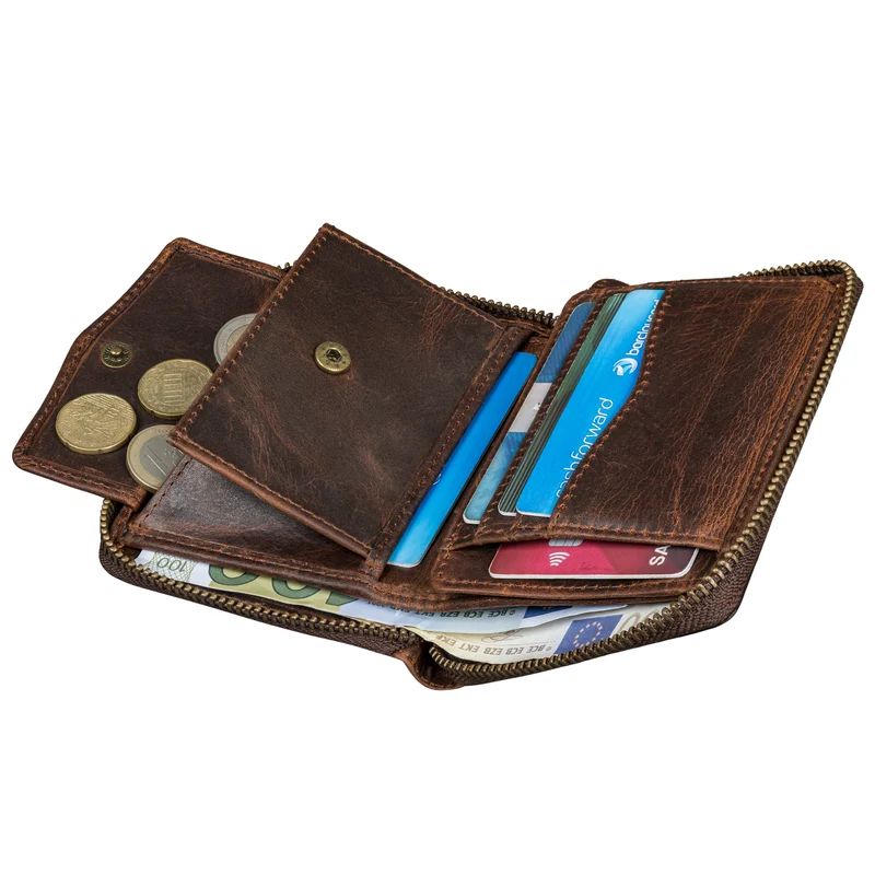 "Giannis" Mini Leder Portemonnaie Herren RFID