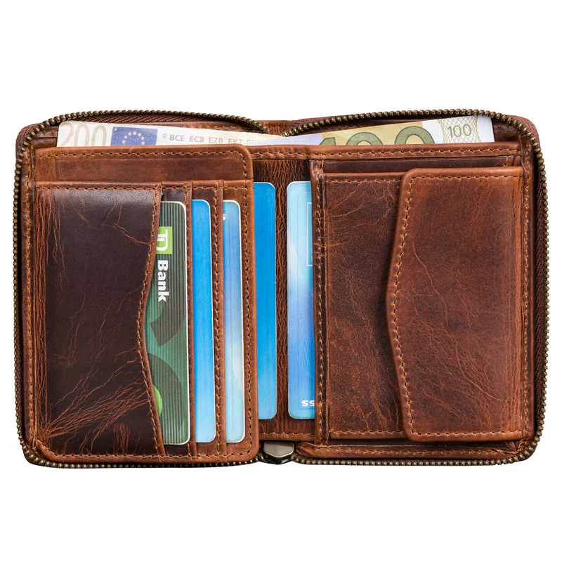 "Giannis" Mini Leder Portemonnaie Herren RFID
