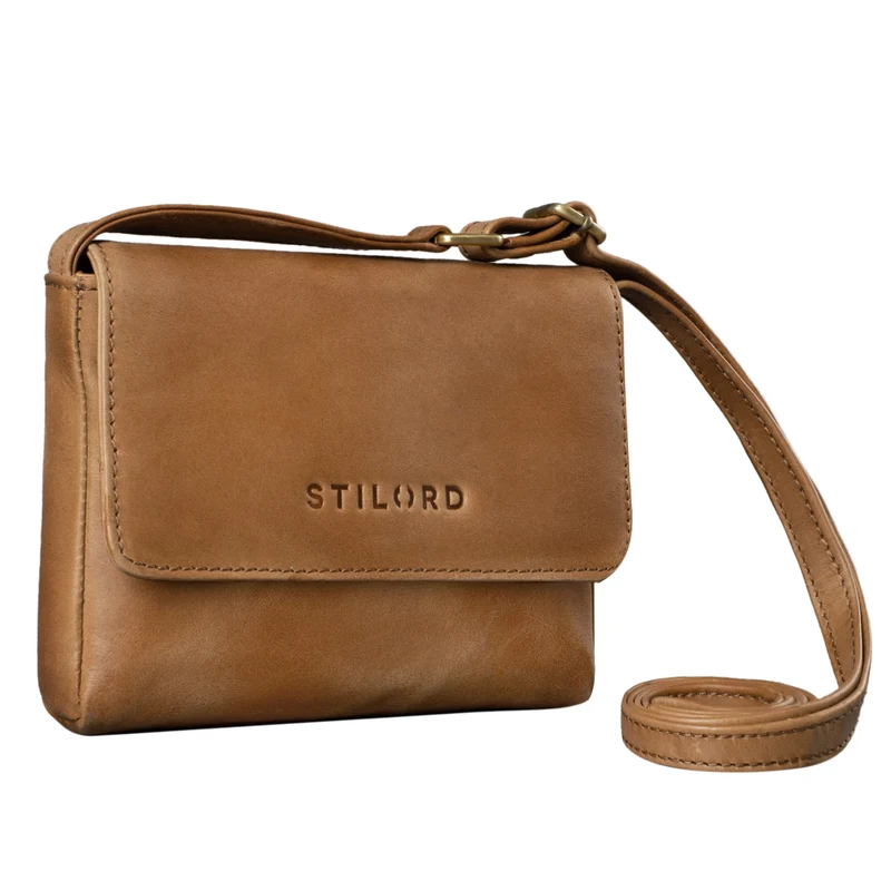 B-WARE "Audrey" Handtasche Damen Leder Klein