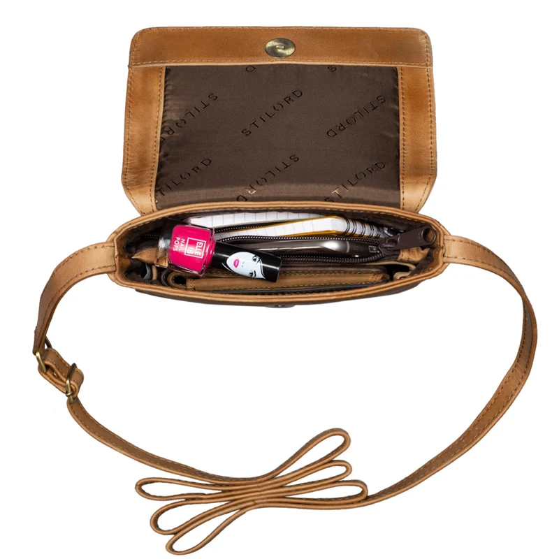 B-WARE "Audrey" Handtasche Damen Leder Klein