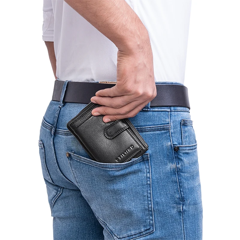 "Garrett" 2-in-1 Geldbörse und Schlüsseltasche Echtleder für Damen und Herren