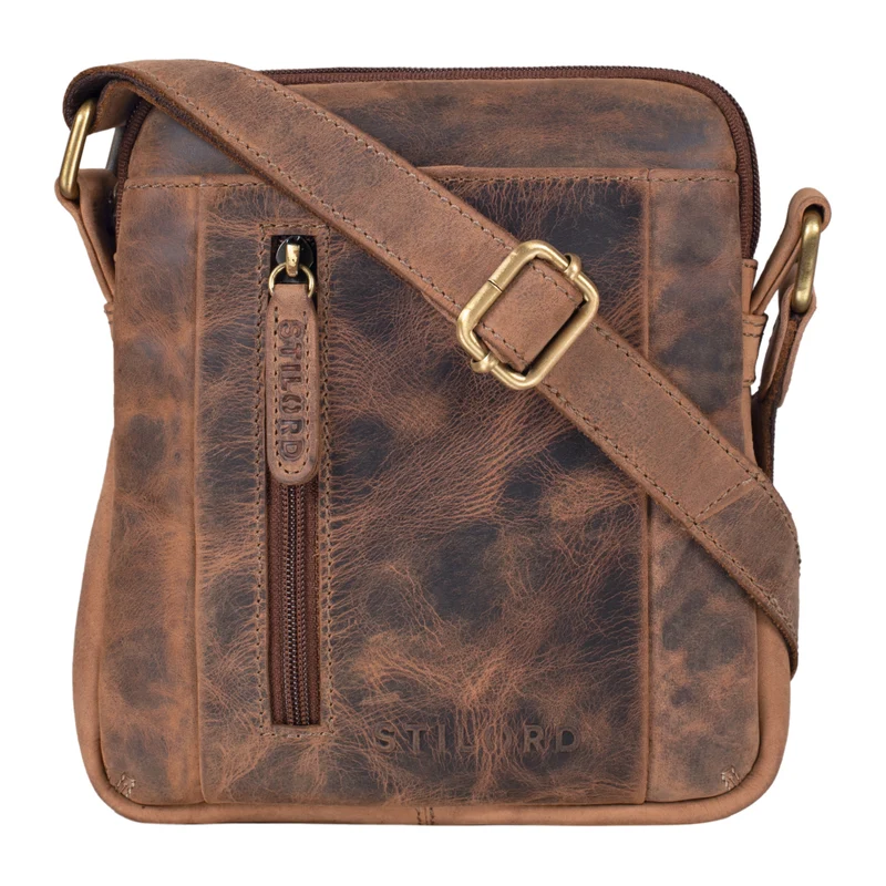 STILORD "Emerson" Kleine Herrentasche Leder