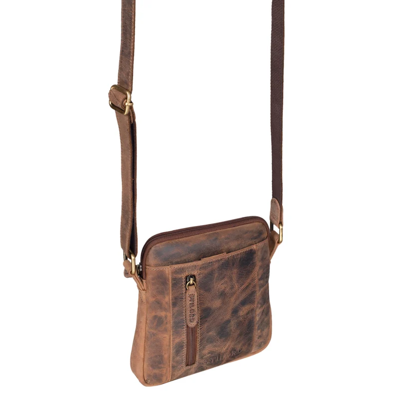 STILORD "Emerson" Kleine Herrentasche Leder