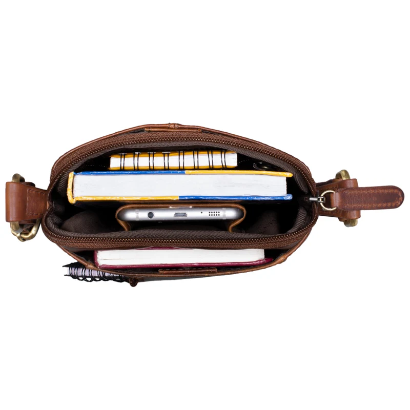 STILORD "Emerson" Kleine Herrentasche Leder