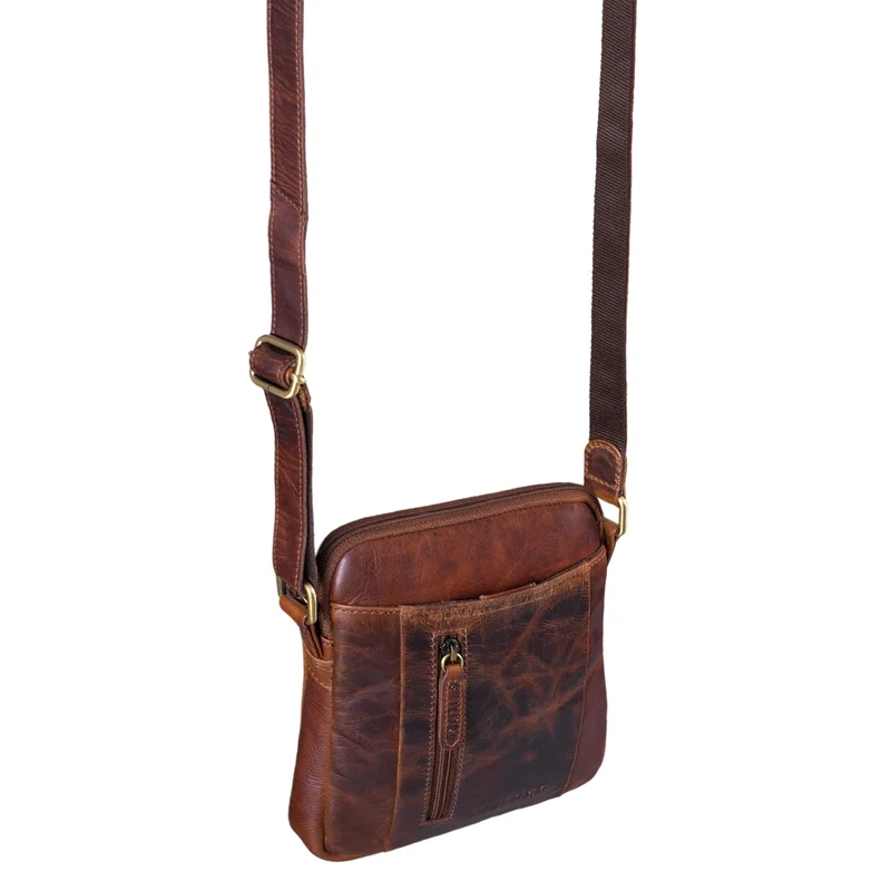 STILORD "Emerson" Kleine Herrentasche Leder