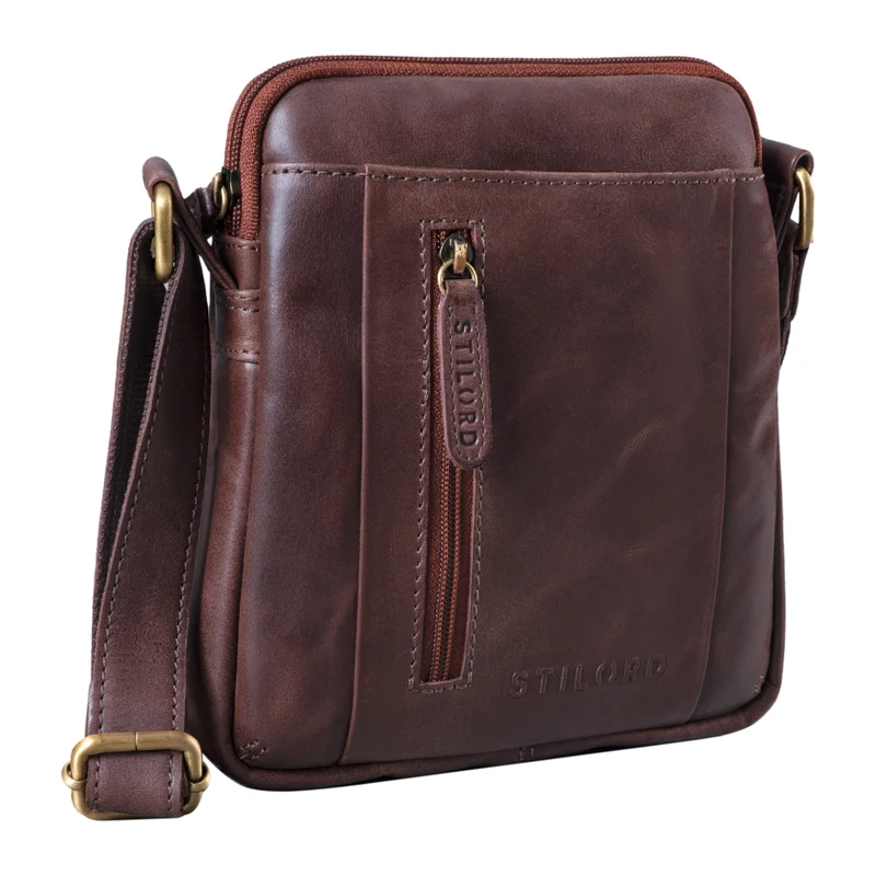 STILORD "Emerson" Kleine Herrentasche Leder