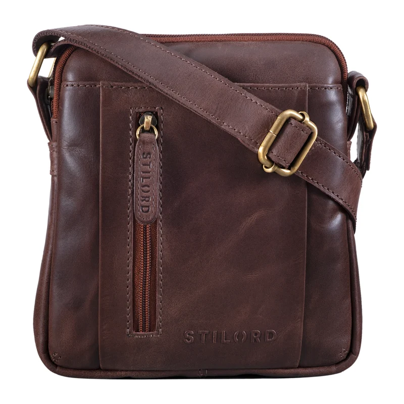 STILORD "Emerson" Kleine Herrentasche Leder