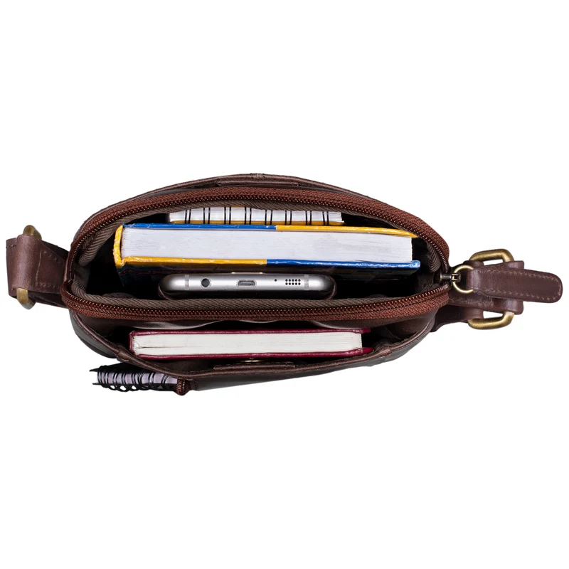 STILORD "Emerson" Kleine Herrentasche Leder