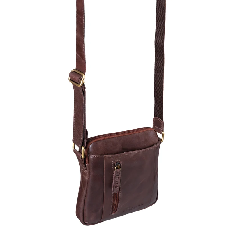 STILORD "Emerson" Kleine Herrentasche Leder