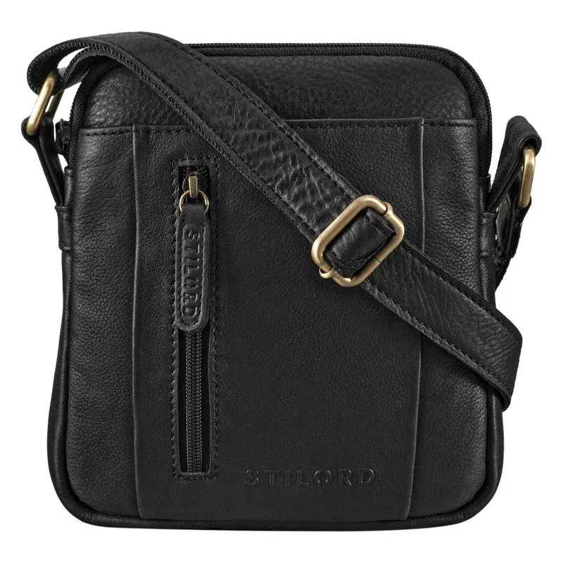 STILORD "Emerson" Kleine Herrentasche Leder