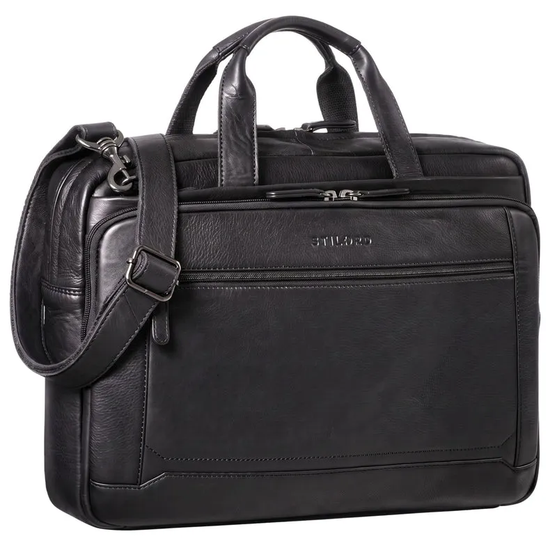"Antoine" Vintage Ledertasche Business