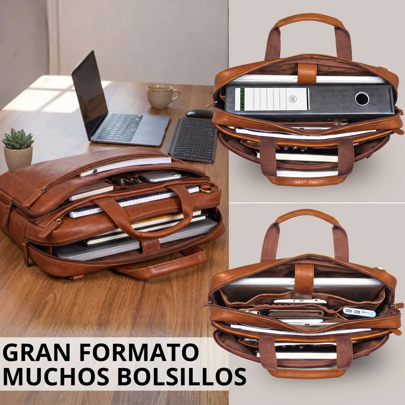 "Antoine" Vintage Ledertasche Business