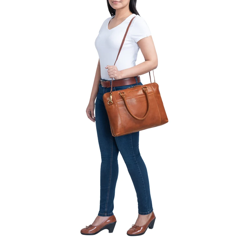 "Latoya" Arbeitstasche elegant Leder