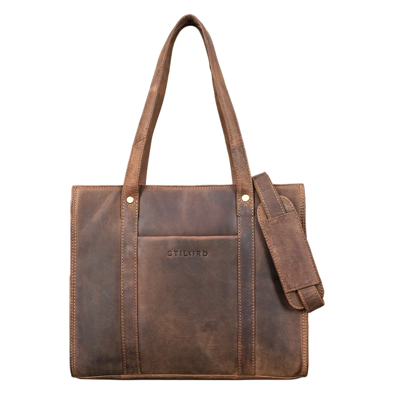 "Ariana" Shopper Business Damen Leder