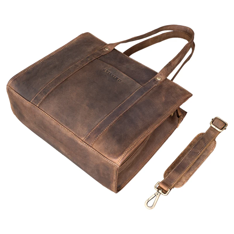 "Ariana" Shopper Business Damen Leder