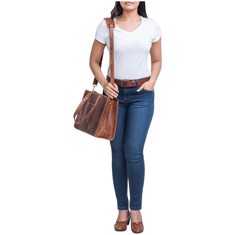 "Ariana" Shopper Business Damen Leder