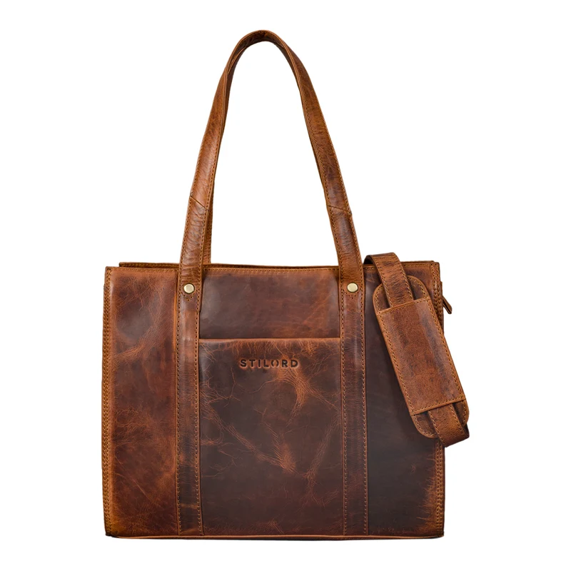 "Ariana" Shopper Business Damen Leder