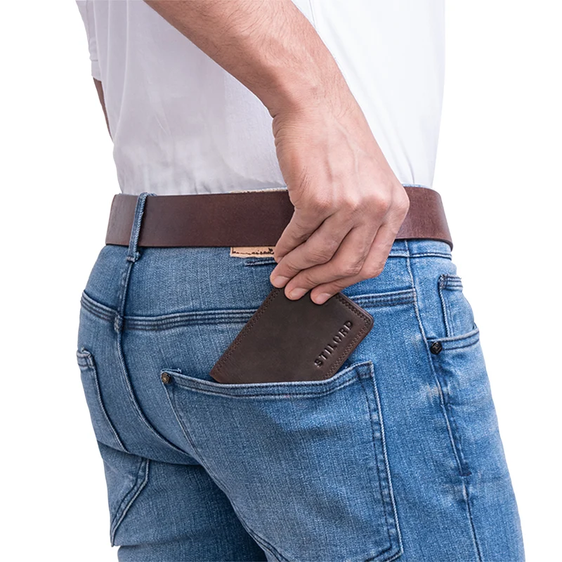 "Jay" Mini Geldbörse Herren RFID Leder