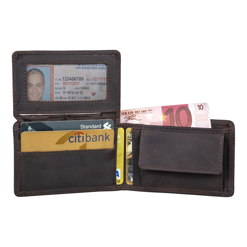 "Jay" Mini Geldbörse Herren RFID Leder